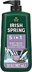30 Oz Irish Spring 5 in 1 Body Wash $4.64