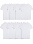 8-Pack Fruit of the Loom Men's Lightweight Active Cotton Blend Crew Undershirts $11.76