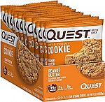 12 Count Quest Nutrition Peanut Butter Protein Cookie $15.19