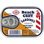 12-Pack 3.75-Oz Beach Cliff Wild Caught Sardines $8.78
