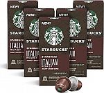 50-Count Starbucks by Nespresso Original Line Capsules $23