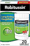 20-Count Robitussin Long-Acting CoughGels $3.39