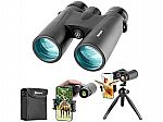 Adorrgon 12x42 HD High Powered Binoculars with Phone Adapter, Tripod and Tripod Adapter $15