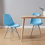 2-Set CangLong Modern Mid-Century Side Chair Dining Chair $36