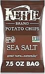 7.5 oz Kettle Brand sea salt Potato Chips $2.55
