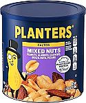 56oz PLANTERS Salted Mixed Nuts, Party Snacks $9.48