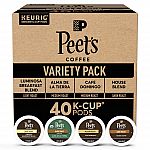 Select Accounts: 40-Count Peet's Coffee K-Cup Pods Variety Pack $11.54
