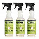 3-Pack 16-Oz Mrs. Meyer's All-Purpose Cleaner Spray $5.98