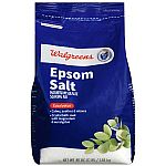 3-Lb Walgreens Epsom Salt (2 for $3.36)