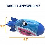8.5" Swimways Kids' Shark Rocket Torpedo Dive Pool Toy $5.96