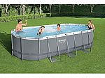 Bestway Power Steel 18' x 9' x 48" Above Ground Swimming Pool Set $279.99 and more