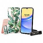 Tracfone Samsung Galaxy A15 6.5" with 1500 Min/Text/Data & Accessories $120