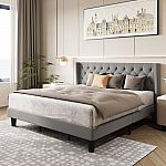 Wayfair Presidents' Day Clearance - Bed Frame with Headboard $150, Mesh Ergonomic Chair $72 and more