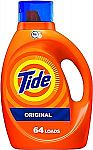 92-Oz Tide Laundry Detergent Liquid Soap (various) + $2.20 Amazon Credit $9.30