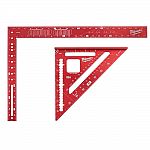 Milwaukee 16"x 24" Aluminum Framing Square with 7" Rafter Square $29.97