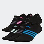 6 Pairs Adidas Men's Superlite No-Show Socks $6.60 + Free shipping