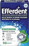 90 Count Efferdent Retainer Cleaner & Denture Cleanser Tablets $2.50