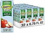 32 Count Mott's For Tots Apple, 6.75 fl.oz /Box $8.40