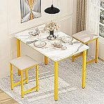 Lamerge Small Kitchen Table Set for 2 $69.99