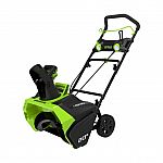 Greenworks 40V 20" Cordless Brushless Snow Blower $148