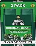 2-pack Irish Spring Original Clean Body Wash, 20 Oz $6.50