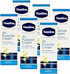 6-Pack Vaseline Intensive Care All Purpose Cream $4.65