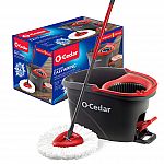 O-Cedar EasyWring Microfiber Spin Mop & Bucket System $26