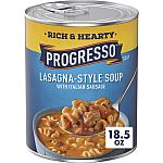 4-Ct progresso lasagna soup + $1 Walmart Cash $6.32