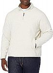 Amazon Essentials Men's Quarter-Zip Polar Fleece Jacket $11