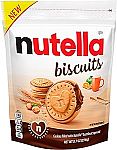 20-Count Nutella Biscuits, Hazelnut Spread with Cocoa, Sandwich Cookies $4.07