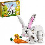 LEGO Creator 3 in 1 White Rabbit Animal Toy Building Set 31133 $15.99