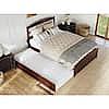 Warren Queen Wood Frame with Twin XL Pull Out Platform Bed $351 and more