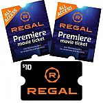 Regal premiere movie store ticket costco