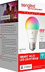 Sengled A19 WiFi Color Matter-Enabled 60W Smart Led Bulb $5.99