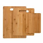 3-Piece Classic Cuisine Bamboo Cutting Board Set $11.99