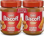 2-pack 25.4 oz Lotus Biscoff, Cookie Butter Spread, Creamy $12