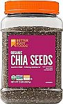 32 oz BetterBody Foods Organic Chia Seeds with Omega-3 $9.20