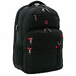 Swiss Tech Navigator Backpack with Padded Laptop Section $27.34