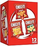 12-pack Cheez-It Cheese Crackers, variety packs $4 and more