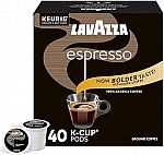 40 Count Lavazza Espresso Italiano Single Serve Coffee K-Cup Pods $15 and more