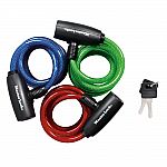 3-Count 6' Master Lock Bike Lock Cable w/ Key $9