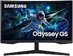 SAMSUNG 27” Odyssey G55C QHD 1000R Curved Gaming Monitor $179.99