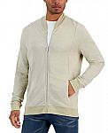 ALFANI Men's Zip-Front Sweater Jacket $7.46