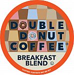 80-Count Double Donut Coffee K-Cup Pods (Breakfast Blend) $22.40