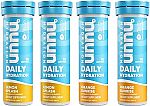 4 Packs Nuun Hydration Daily, Wellness Electrolyte Tablets $13 and more