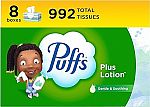32-Count Puffs Plus Lotion Facial Tissues $50.48 + $15 Amazon Credit