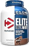 5-Lbs Dymatize Elite 100% Whey Protein Powder (Chocolate or Vanilla) $46