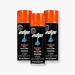 3-pack Edge Shave Gel, Sensitive Skin, 7-Ounce Cans $6.79