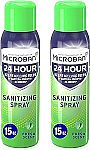 2-Count 15oz Microban Disinfectant Spray $3
