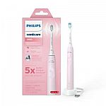 Philips Sonicare 4100 Plaque Control Rechargeable Electric Toothbrush $19.99